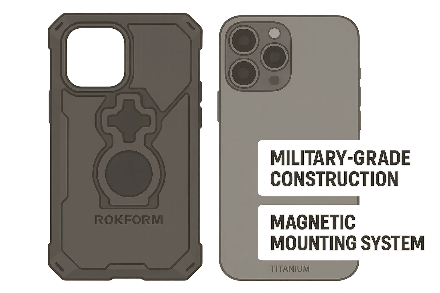 Rokform protection solutions for titanium iPhones