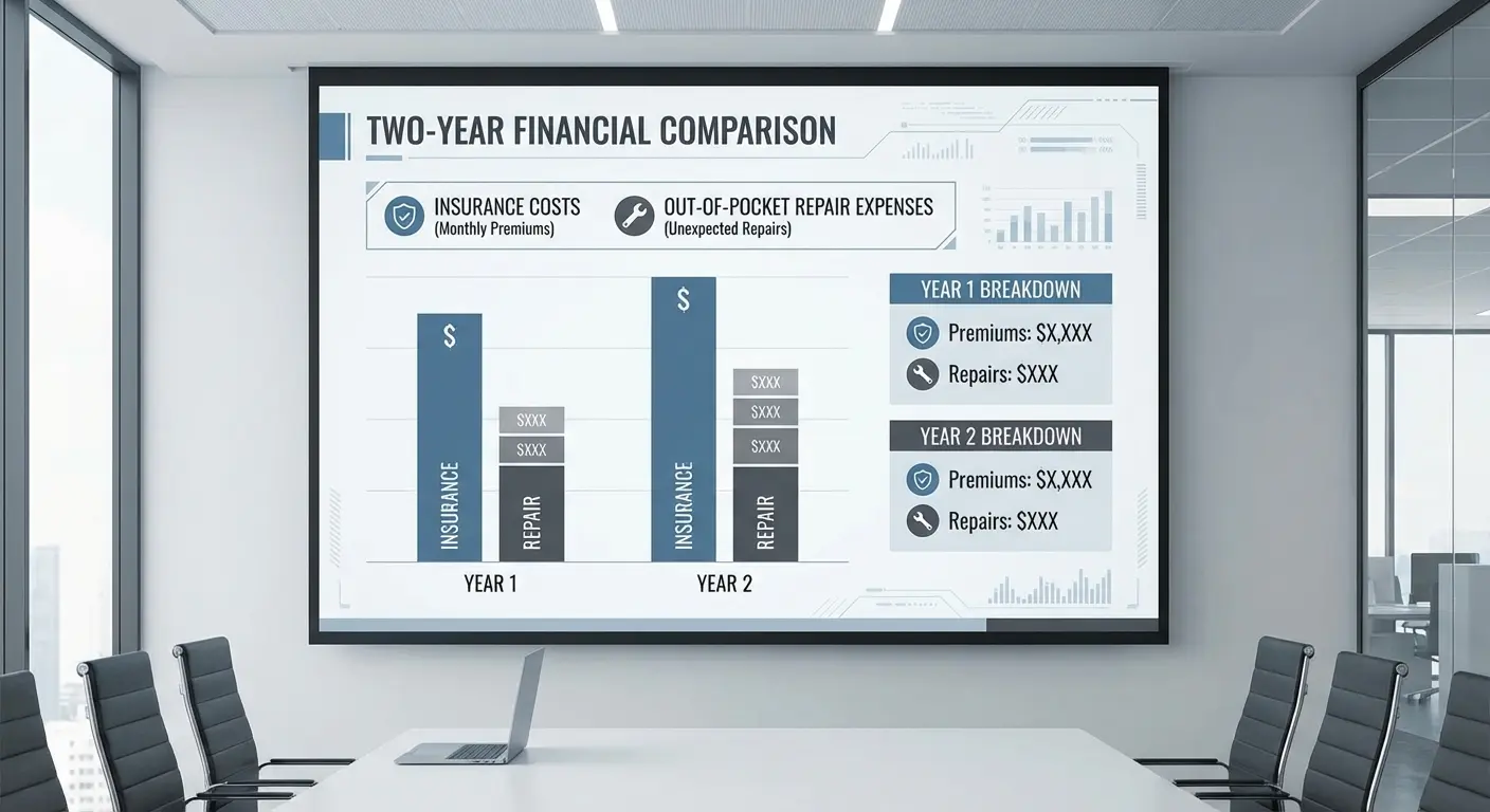 Insurance deductible comparison chart