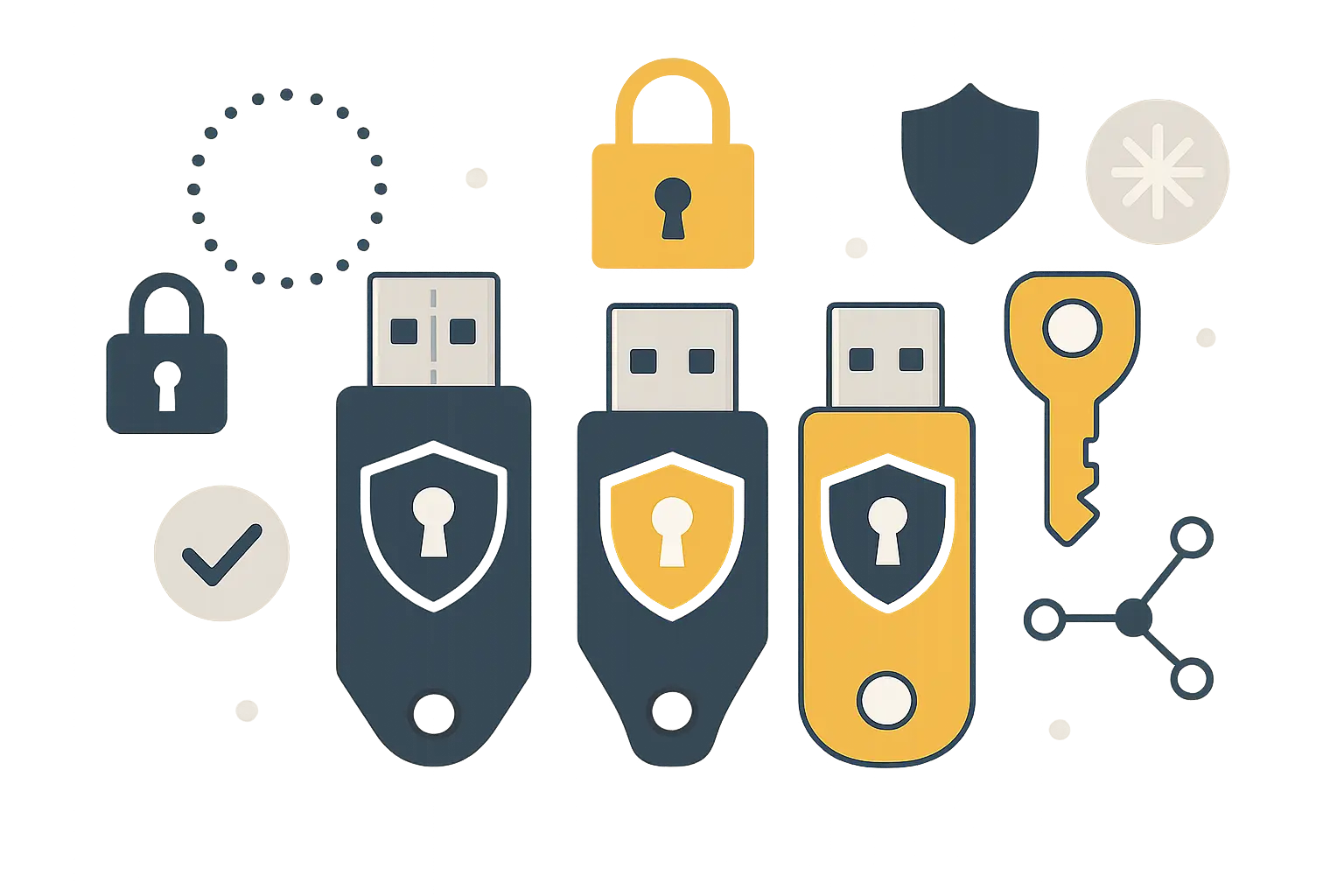 Hardware security key authentication