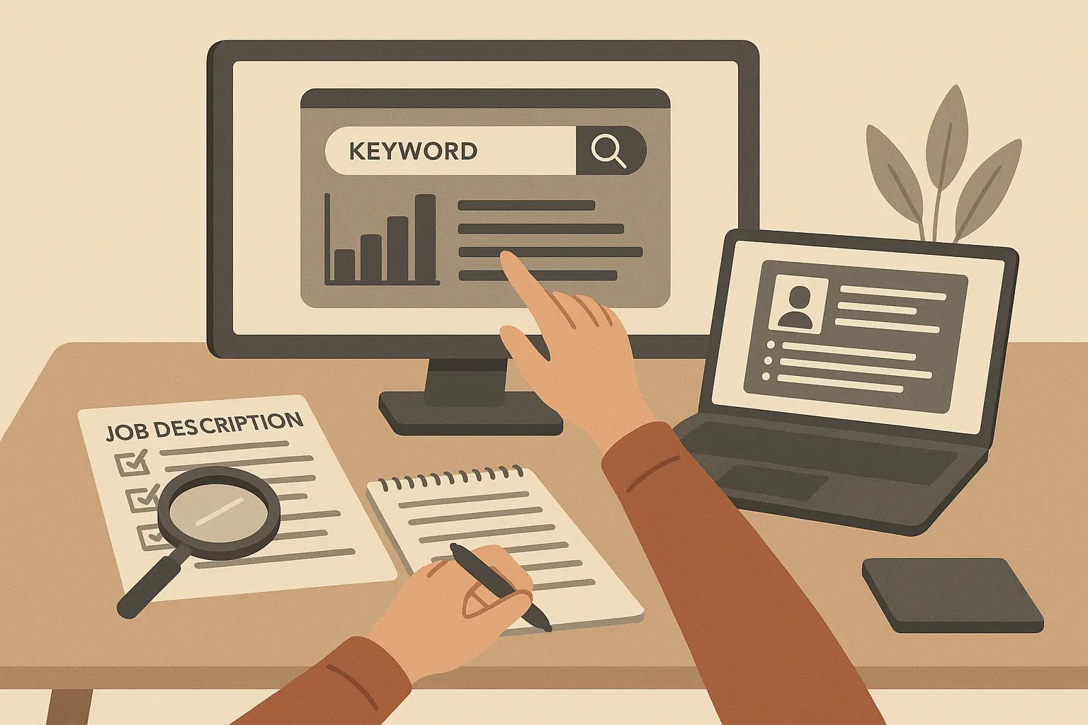 Keyword research and integration process