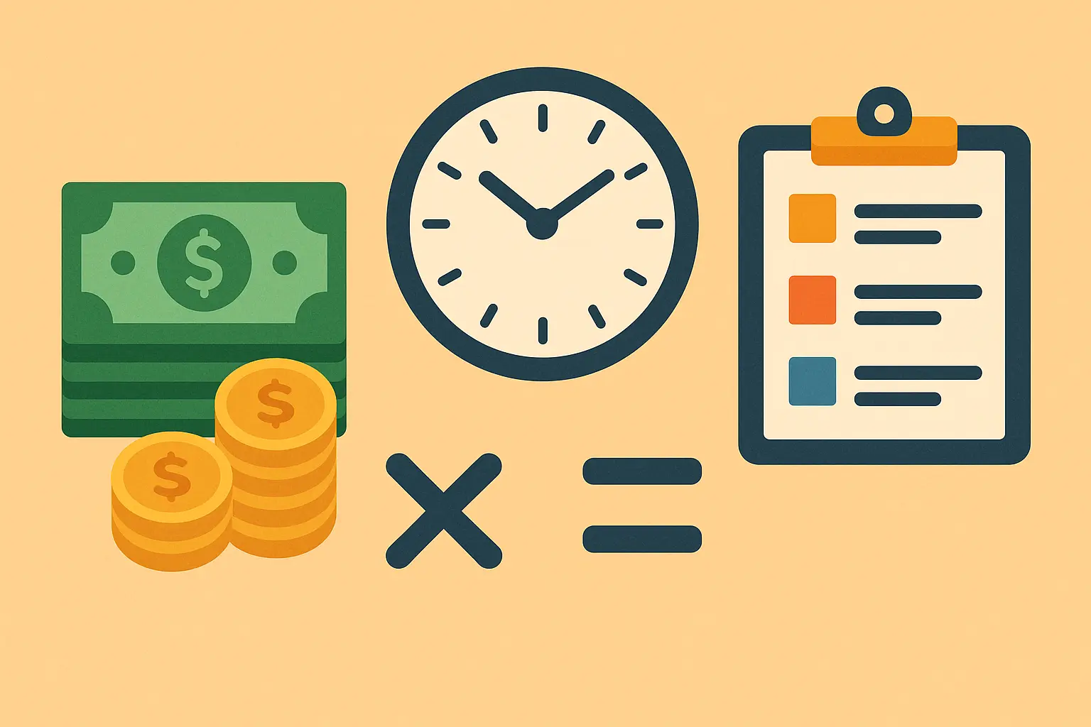 Budget planning with hourly rates