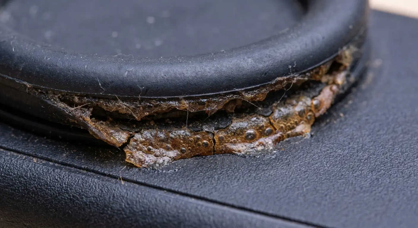 Adhesive degradation timeline on phone accessories