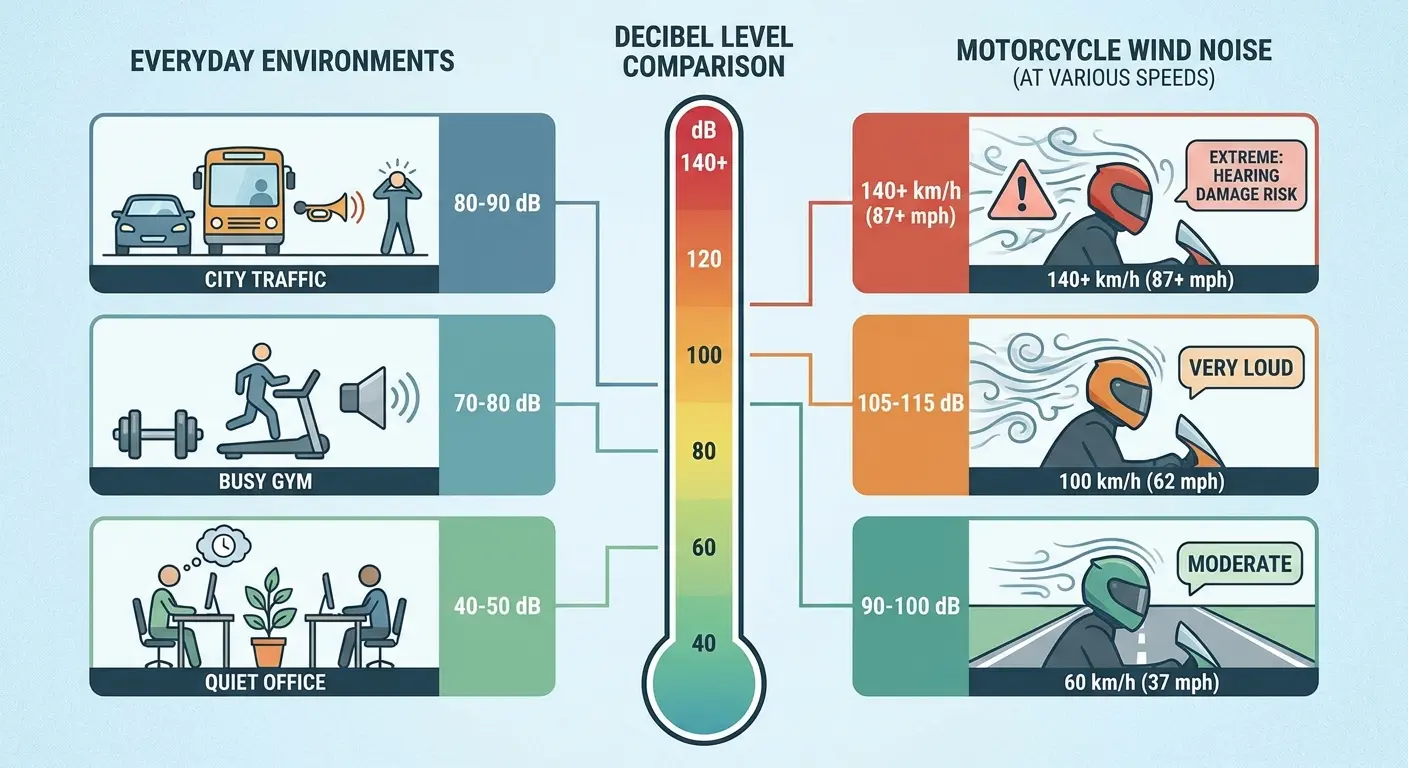 motorcycle earbud testing comparison chart