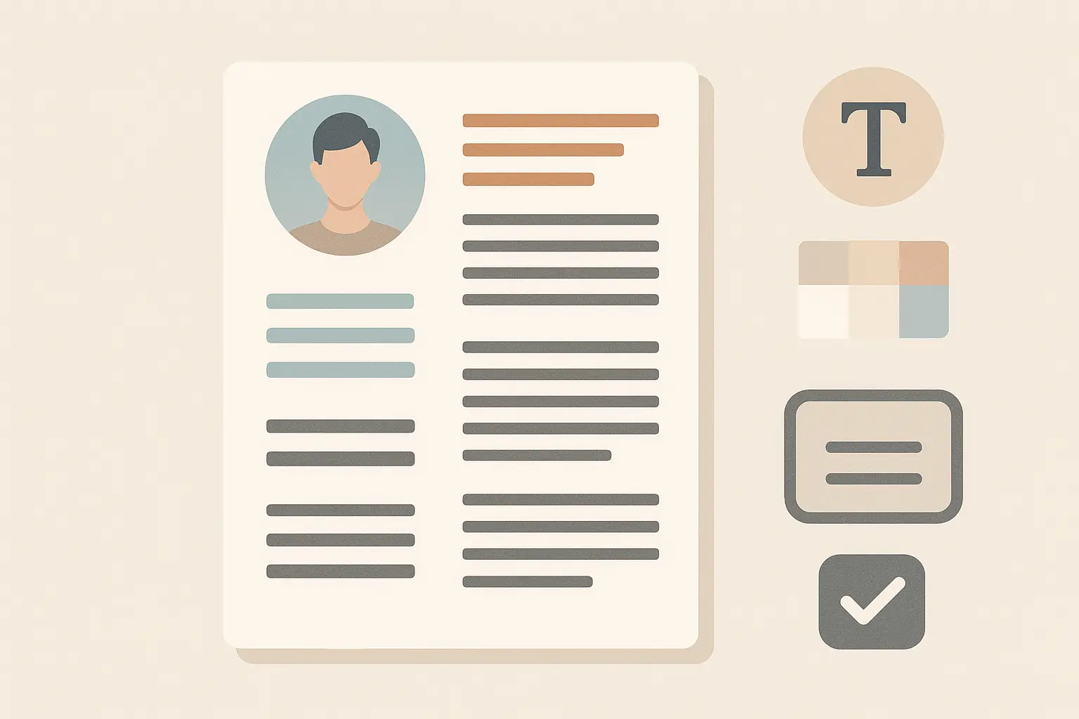 Personal branding in resume design