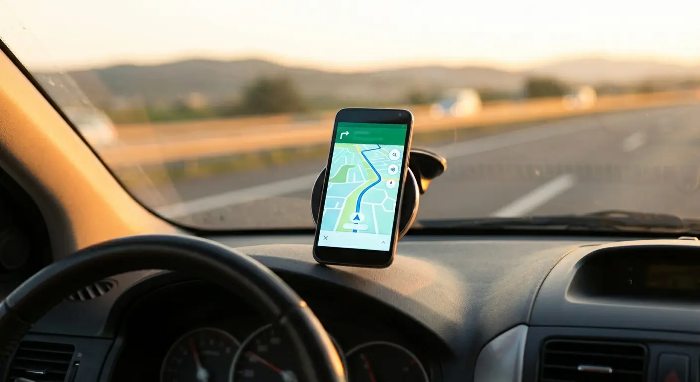 Rokform magnetic car mount for hands-free phone use