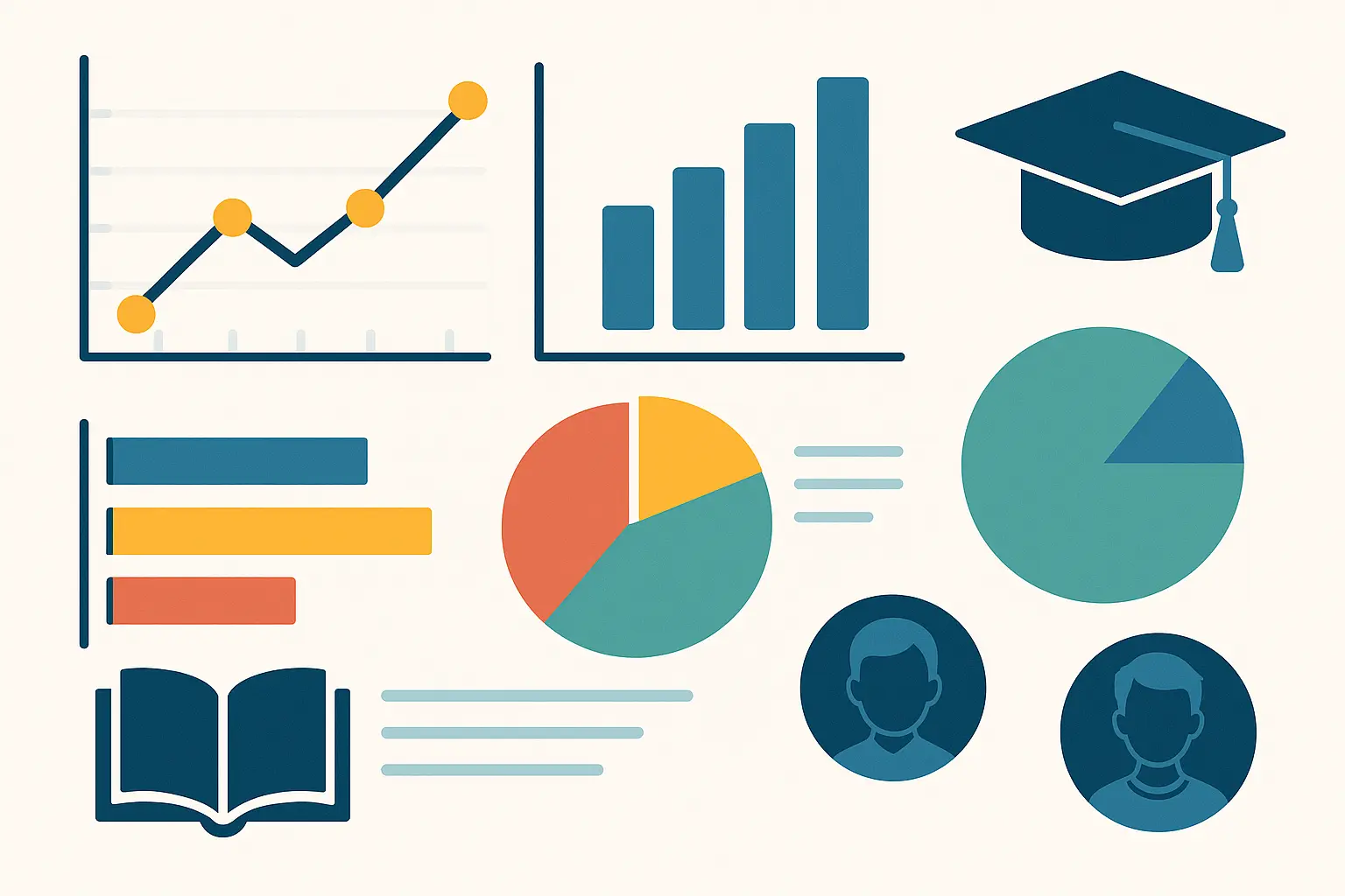 Performance analysis chart of education resume examples