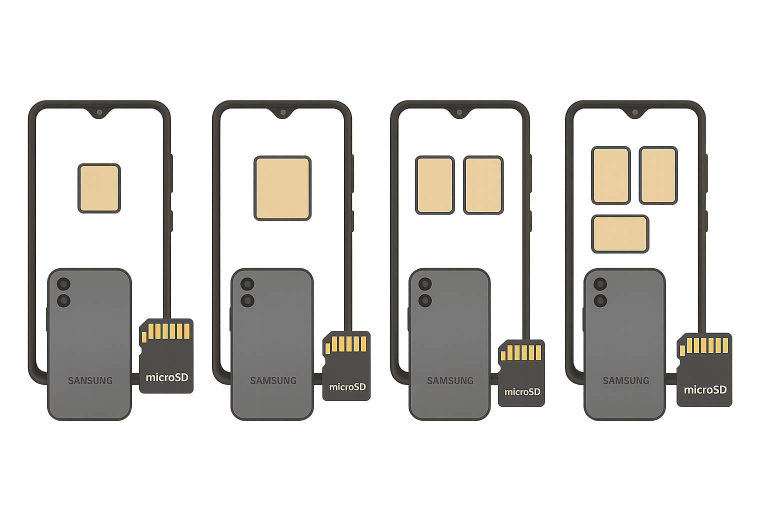 Samsung mid-range storage comparison