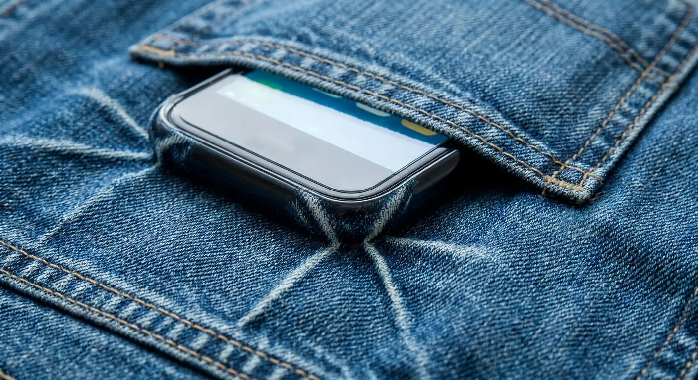 Phone pressure points from pocket carrying