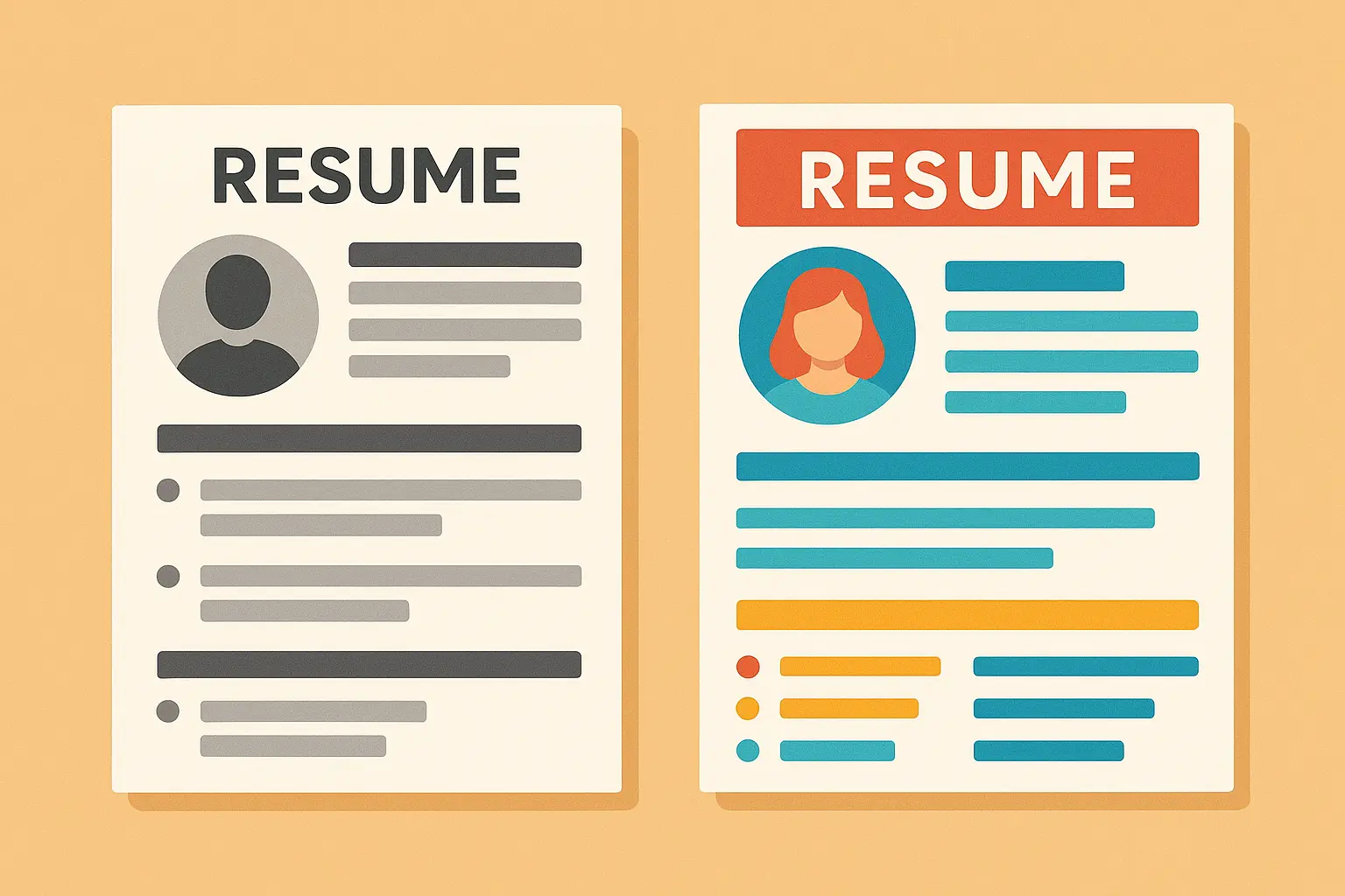 Industry-specific resume design examples