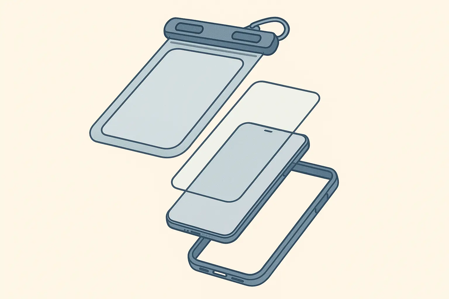 Layered phone protection strategies