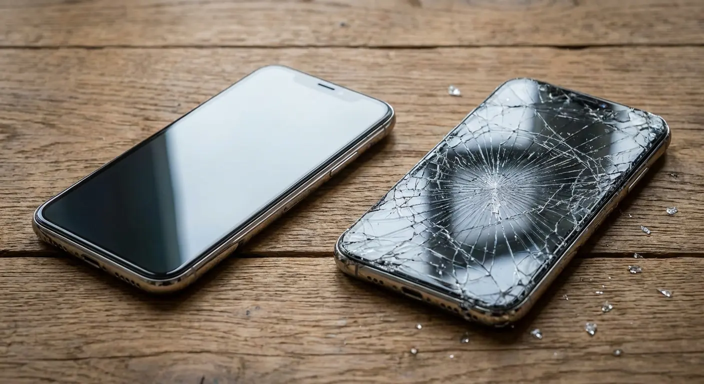 Sleek phone without protective case