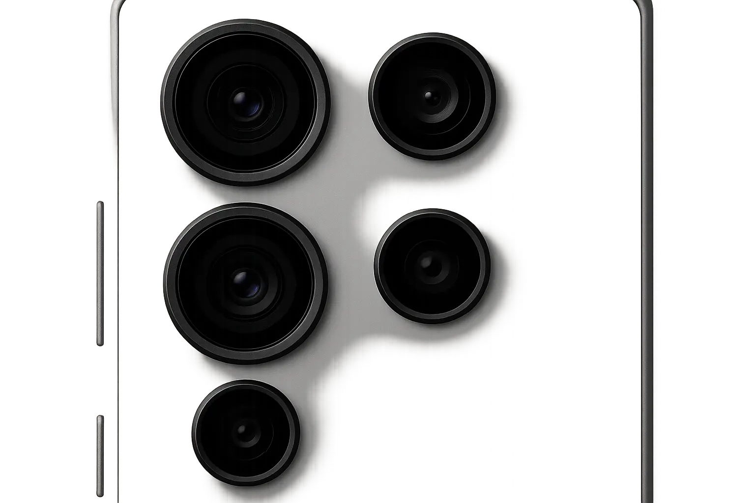 Samsung phone camera lens array comparison