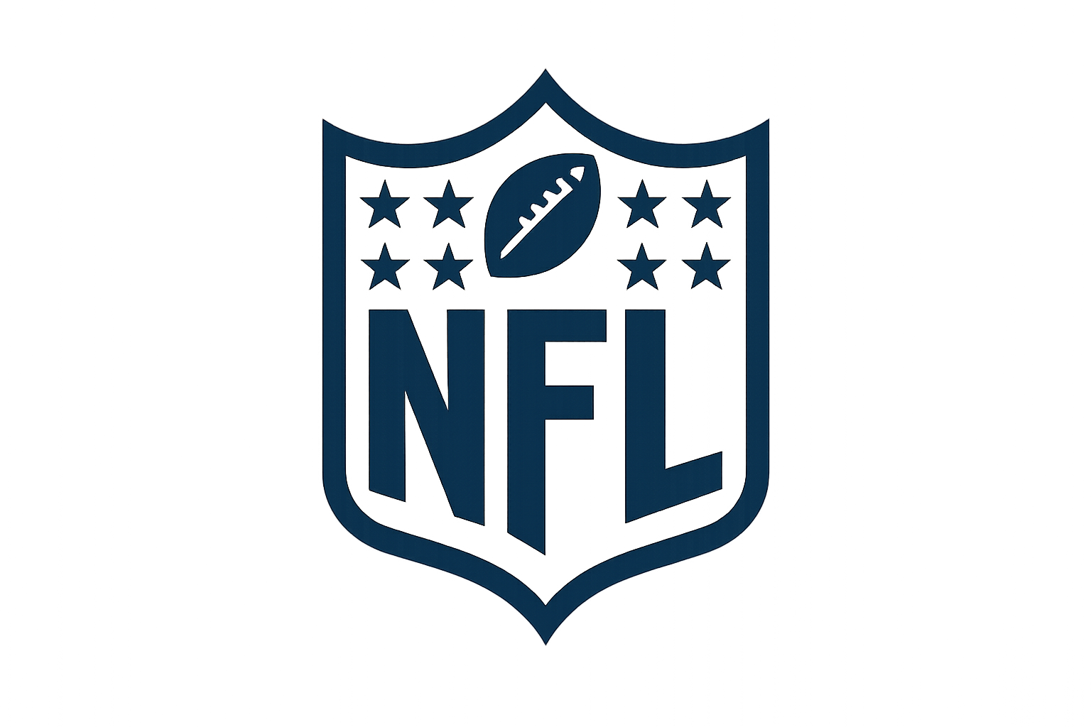 Modern minimalist NFL team logo wallpaper design