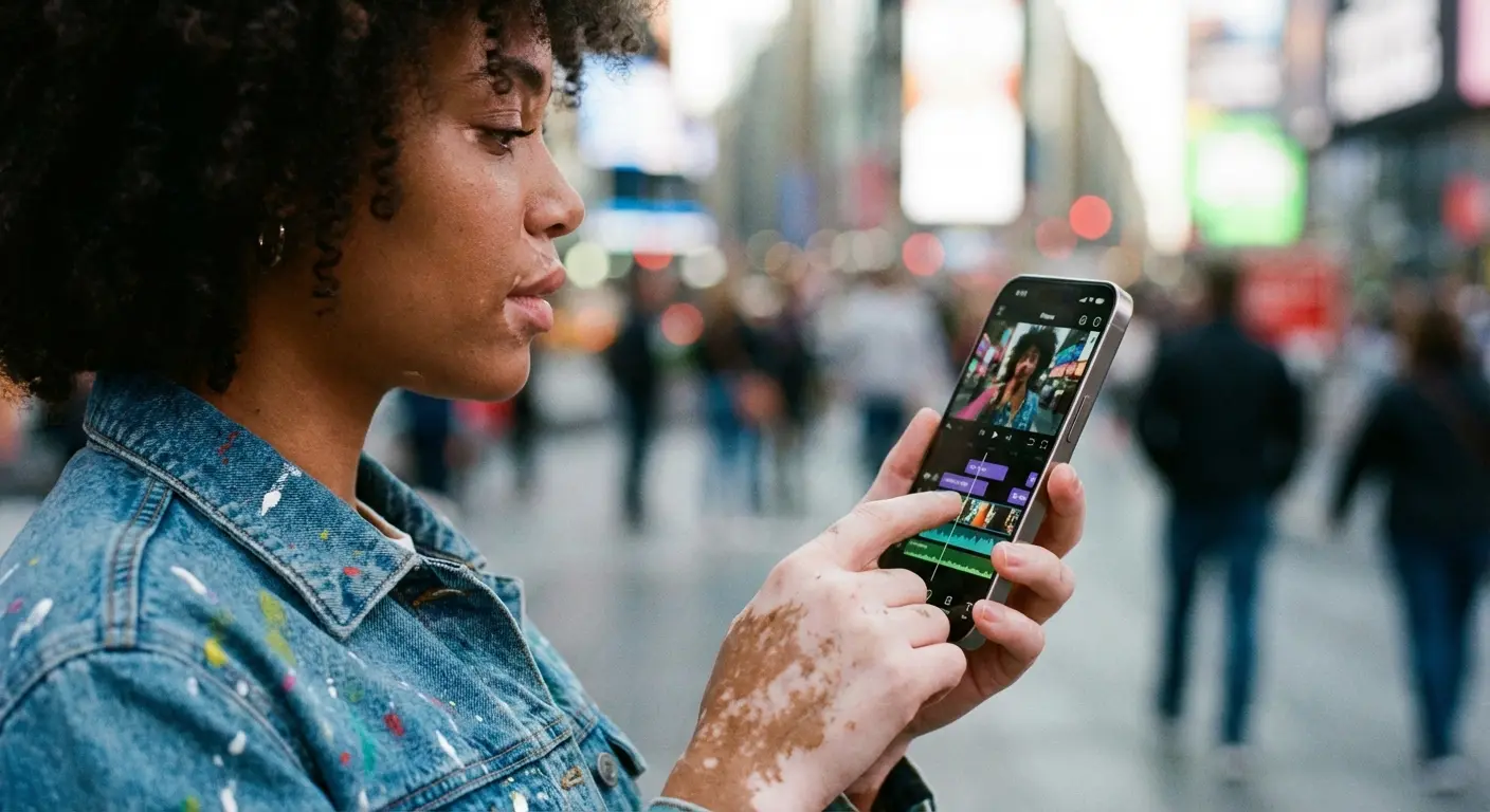 Young generations using iPhone for social media video consumption