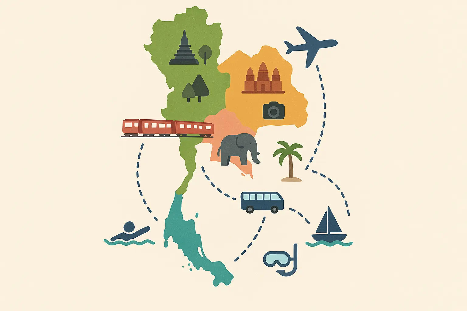 Thailand travel style matching and itinerary selection