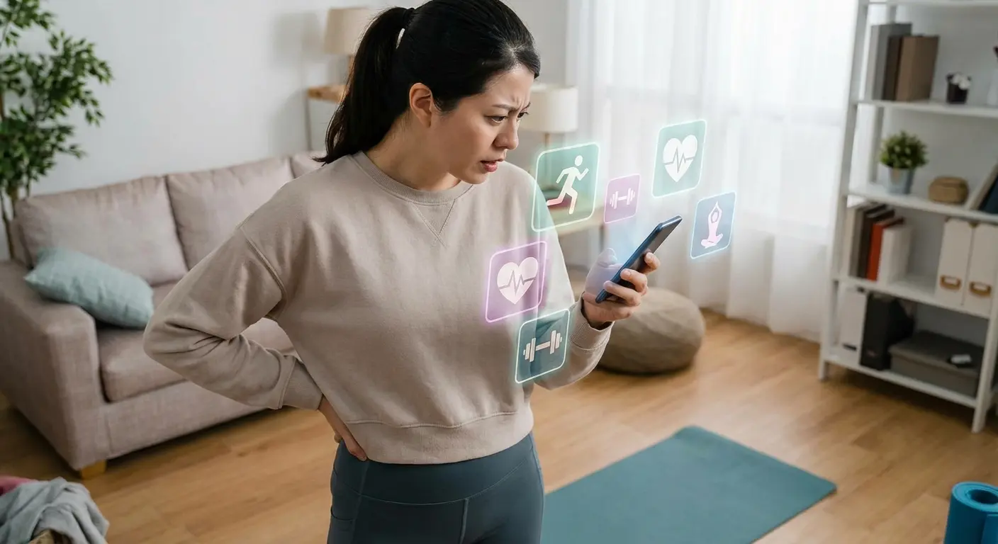 Best workout apps for beginners displayed on smartphone screens