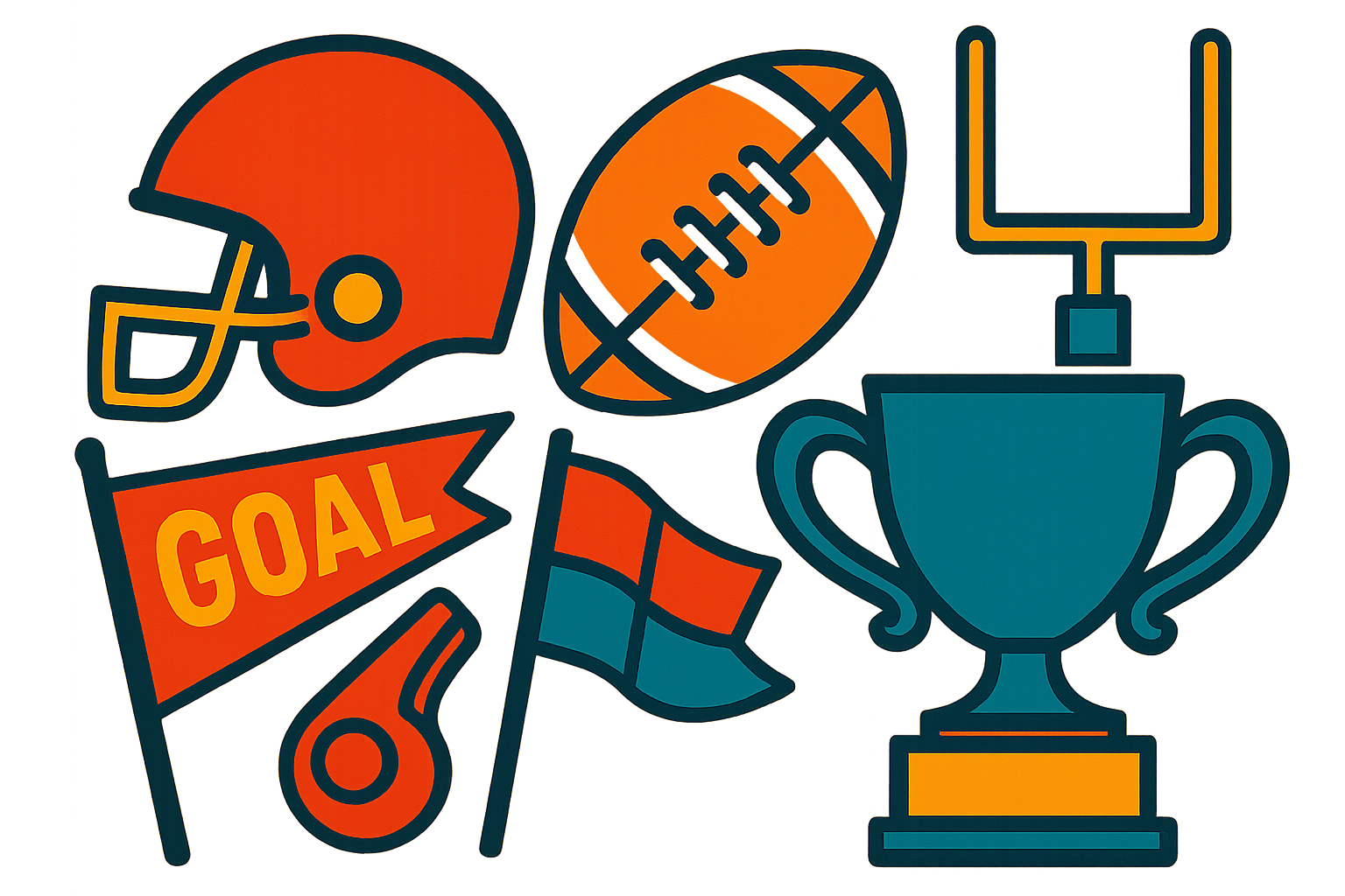 Digital art NFL football player artistic wallpaper design