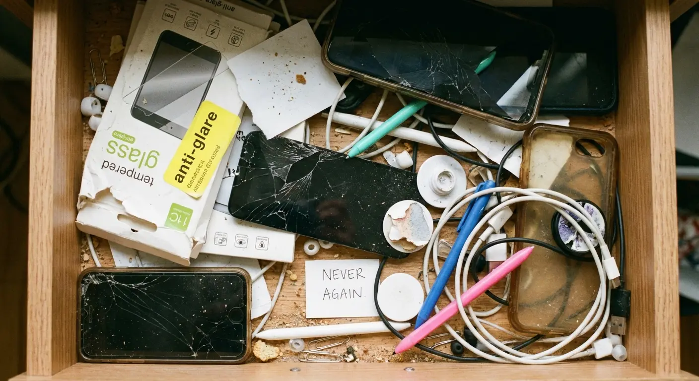 Installing a screen protector and somehow still getting bubbles