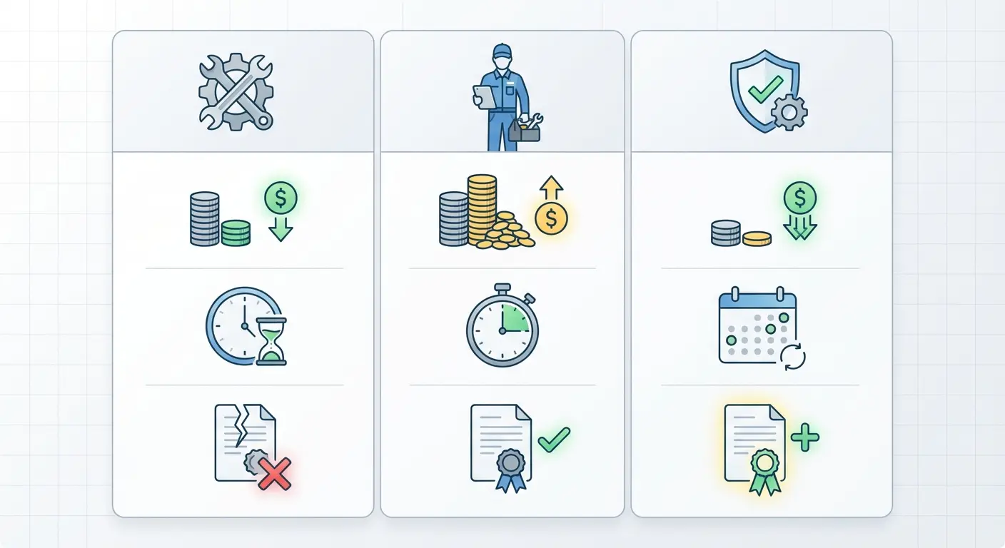 Water droplets on damaged phone screen