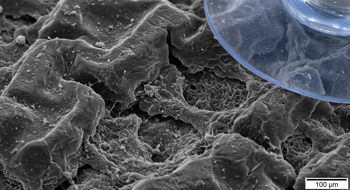 Microscopic view phone case surface texture