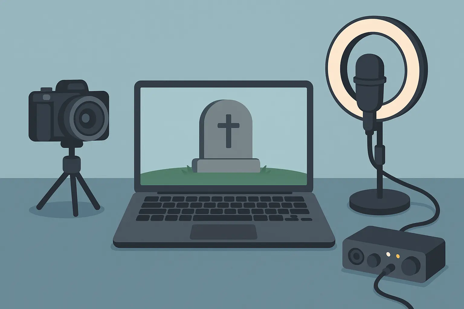 Modern technology in memorial services