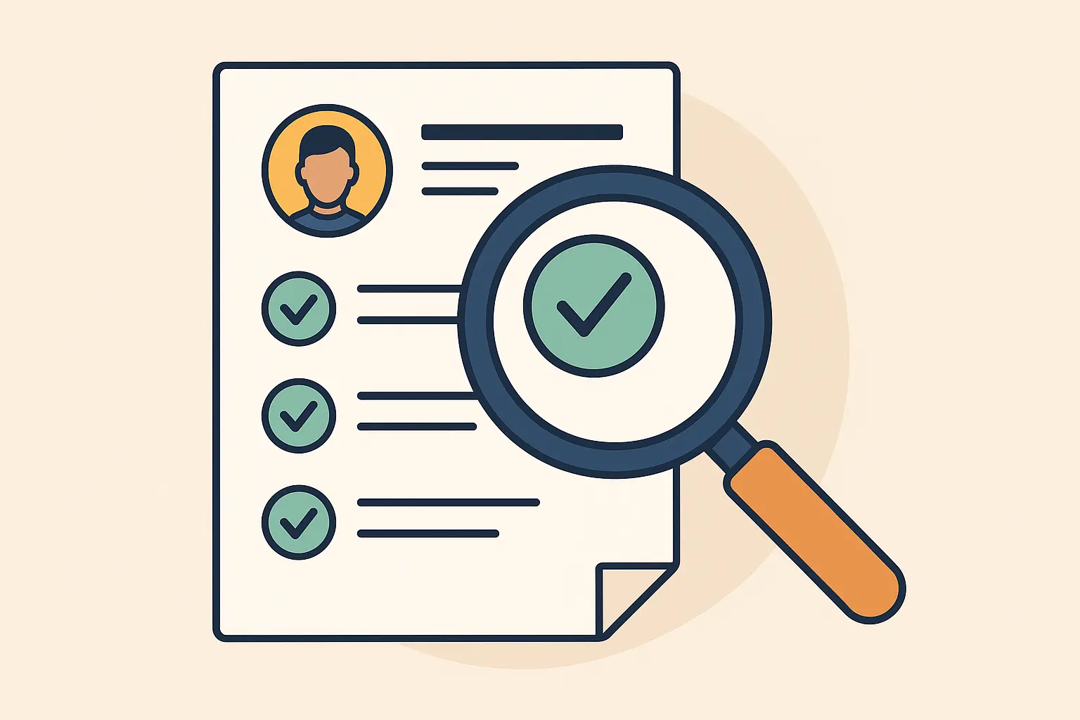 Resume evaluation criteria framework
