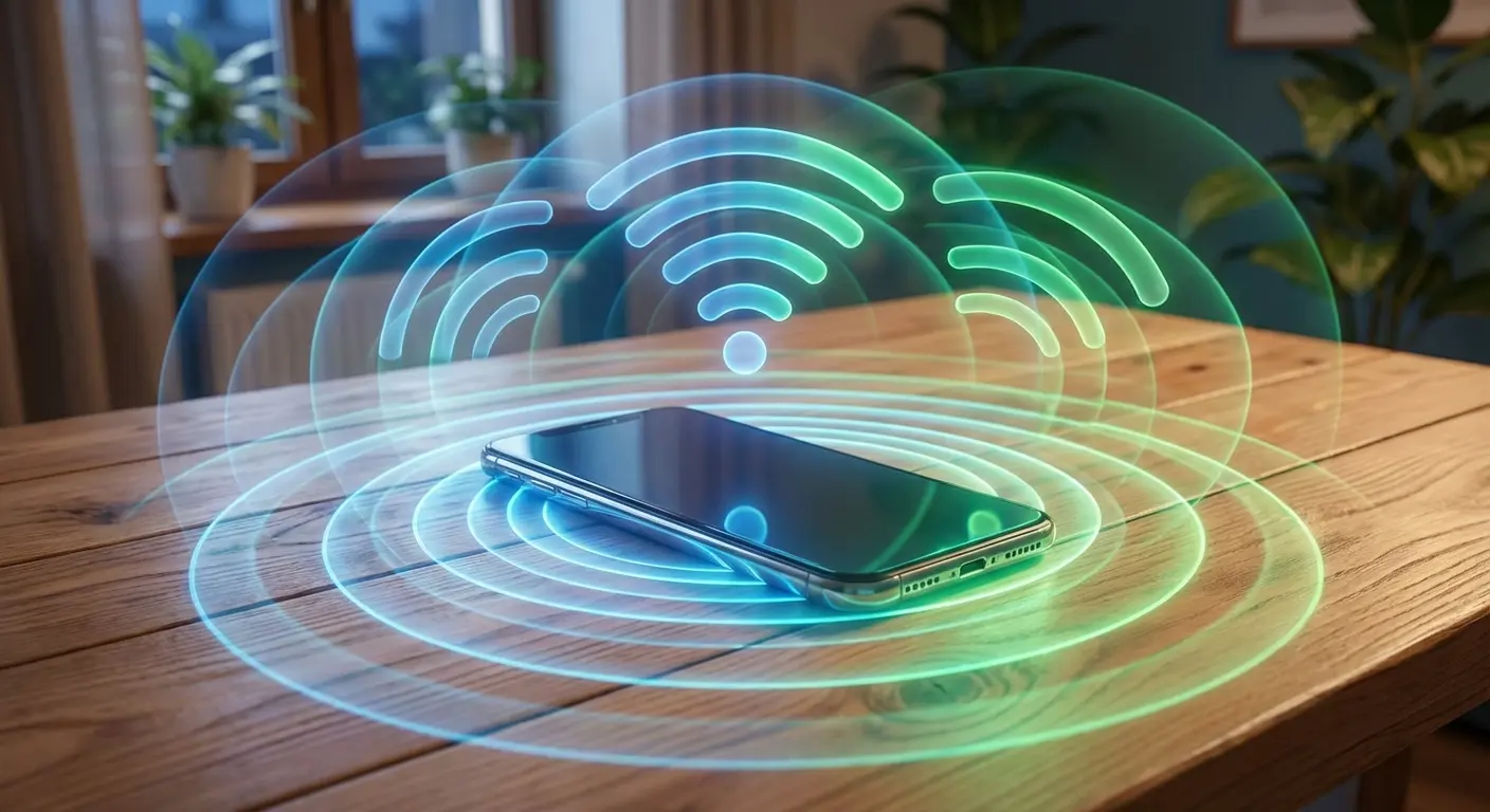 Phone displaying hotspot settings and battery drain