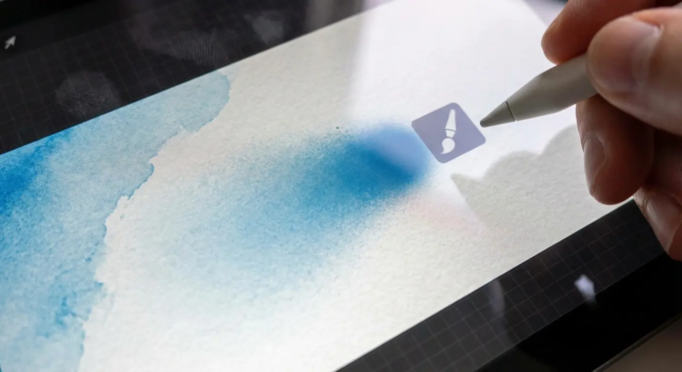 Pigment app interface showing realistic coloring tools