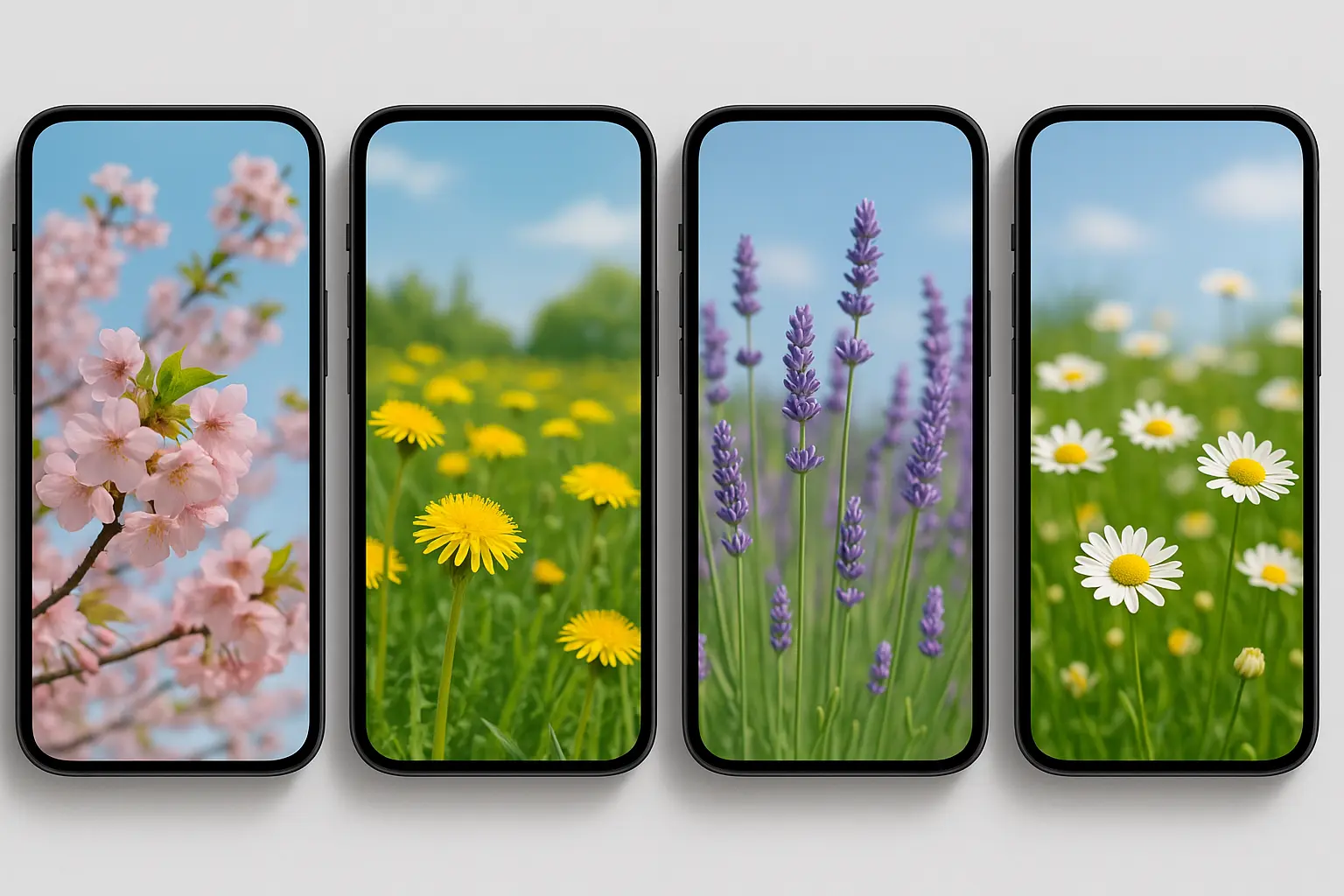 Spring phone wallpaper selection guide