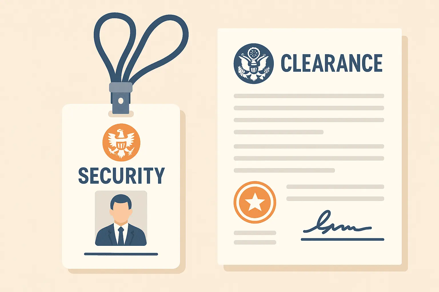 Security clearance documentation requirements