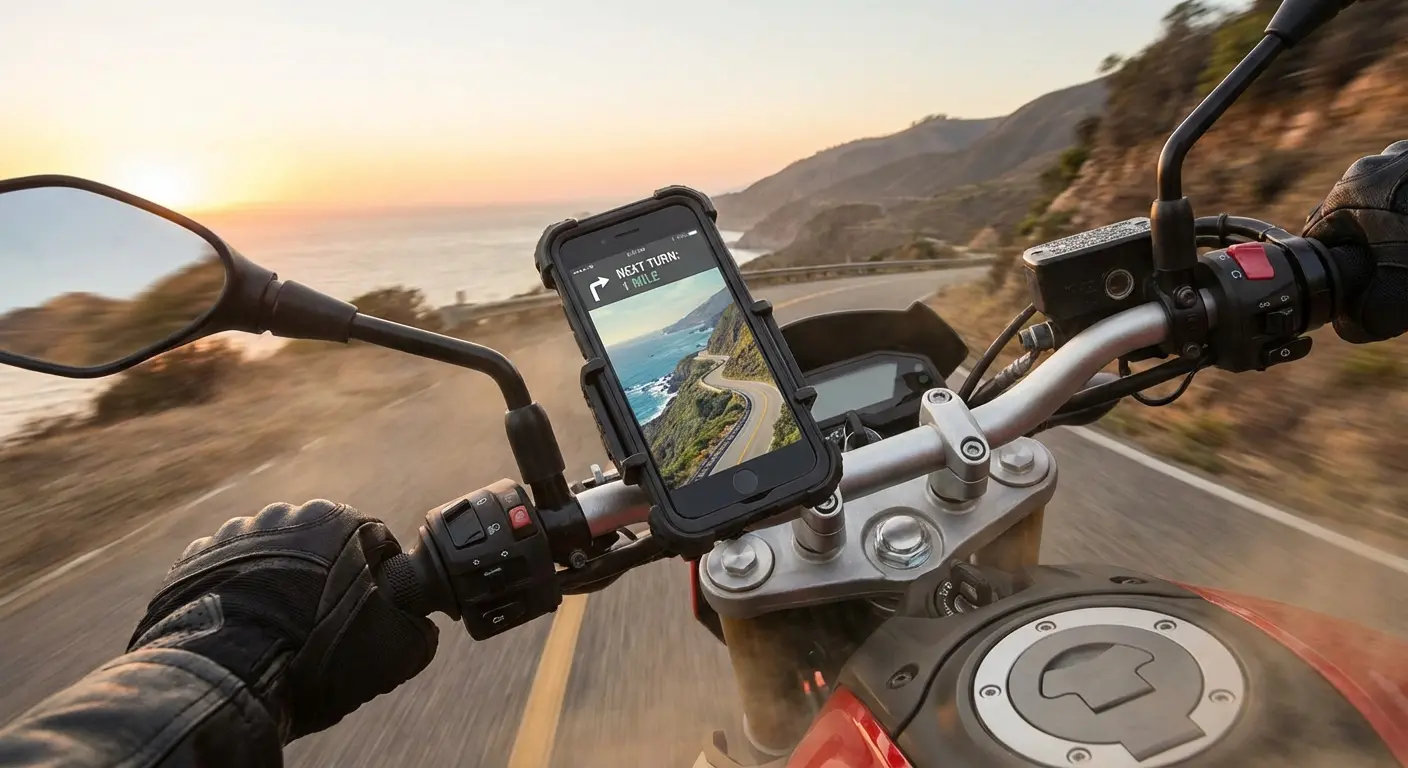 Cracked iPhone screen from dropping phone while texting