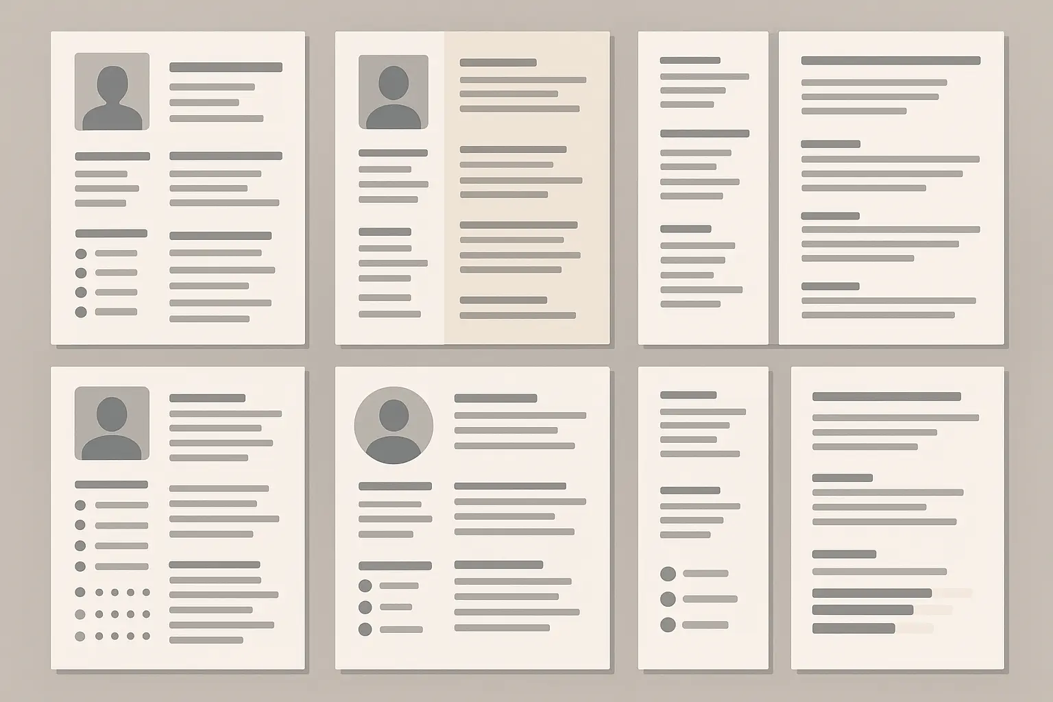 Professional resume templates