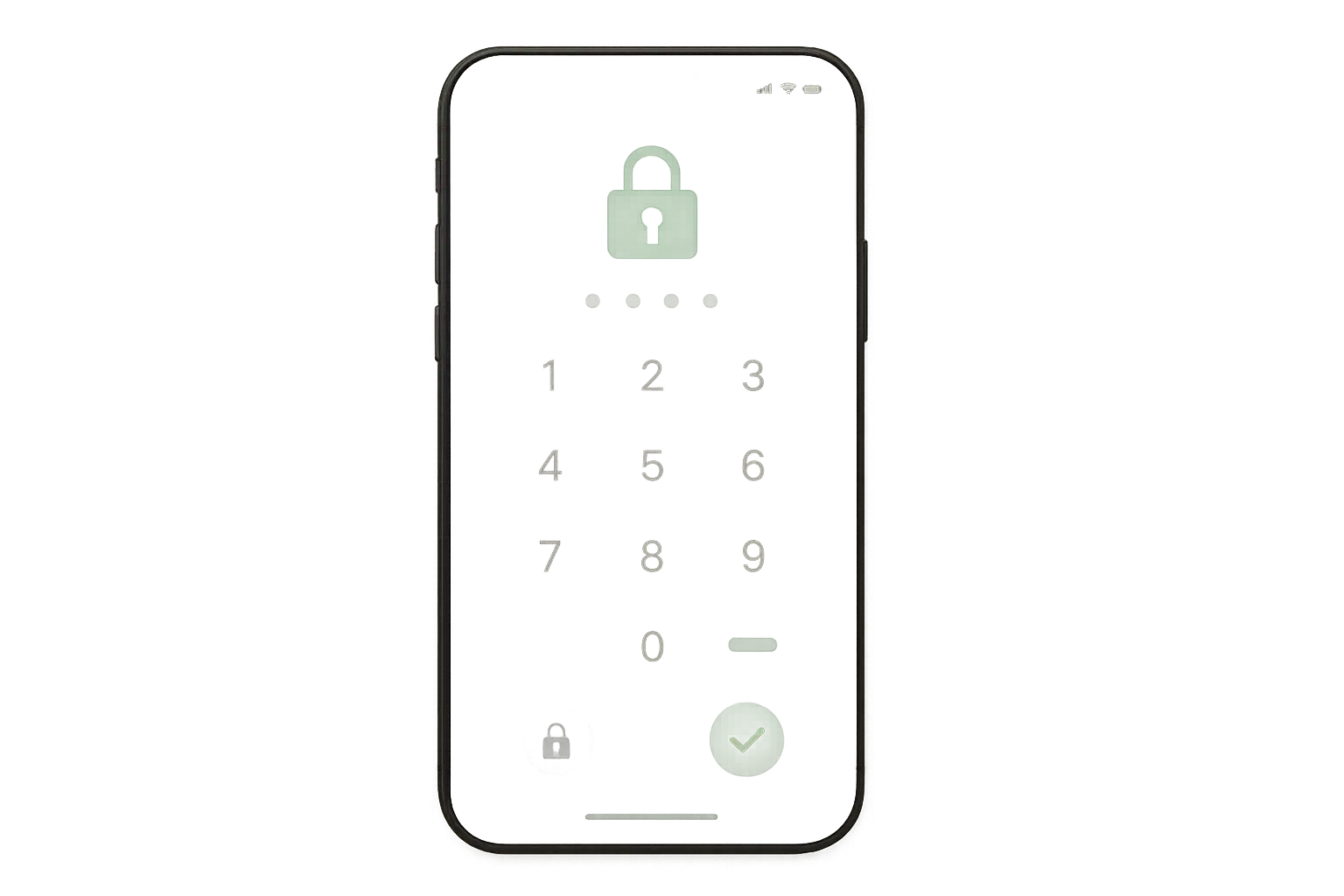 Mobile carrier security PIN setup