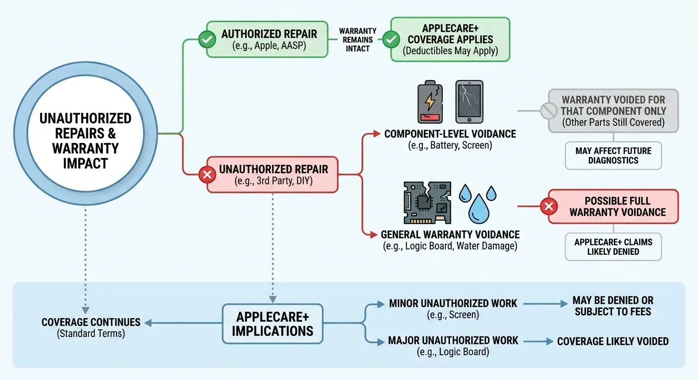 Apple warranty documentation requirements
