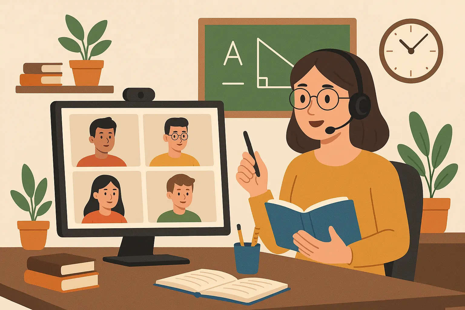 Online teaching resume example with technology skills