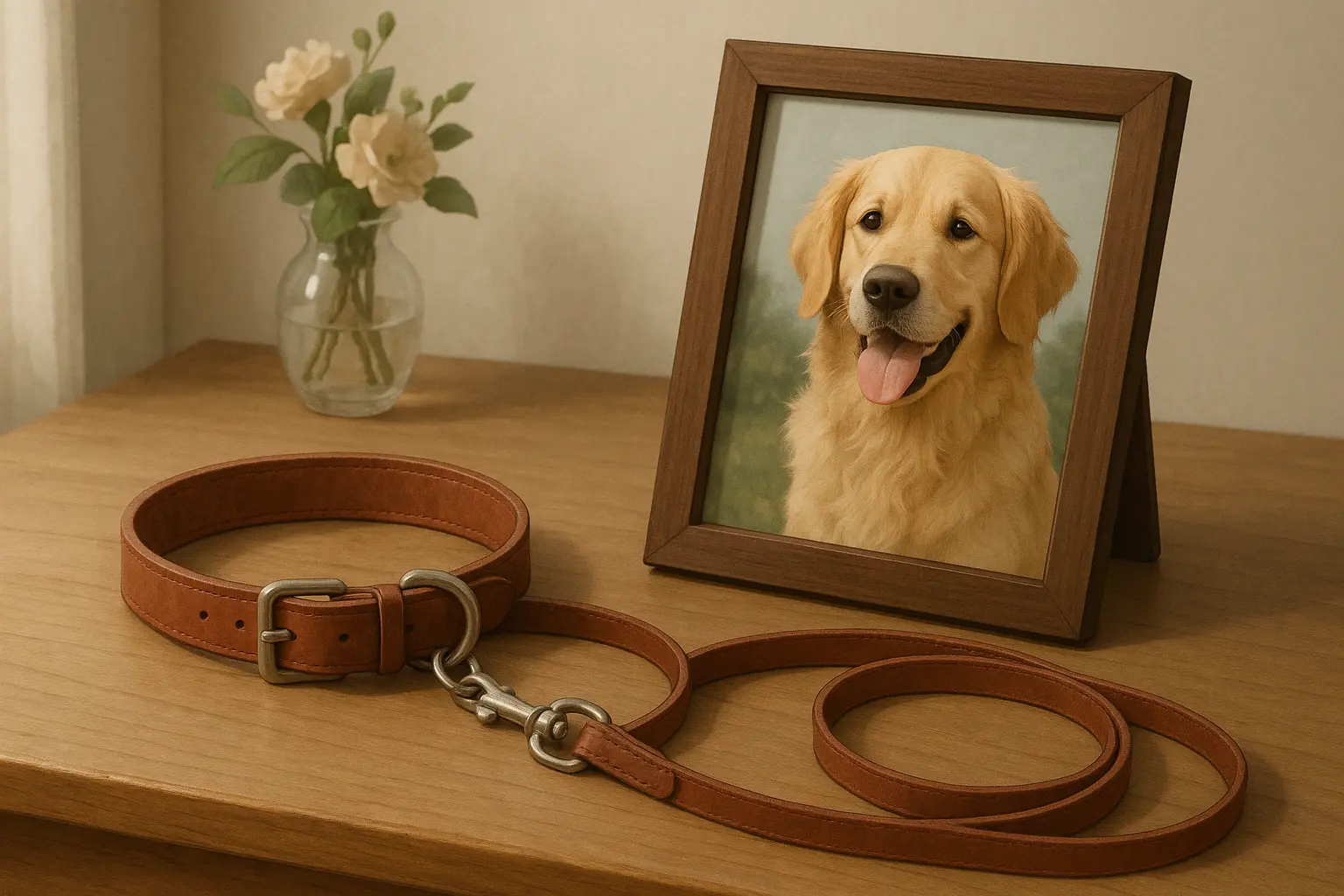 Person holding dog paw in comfort