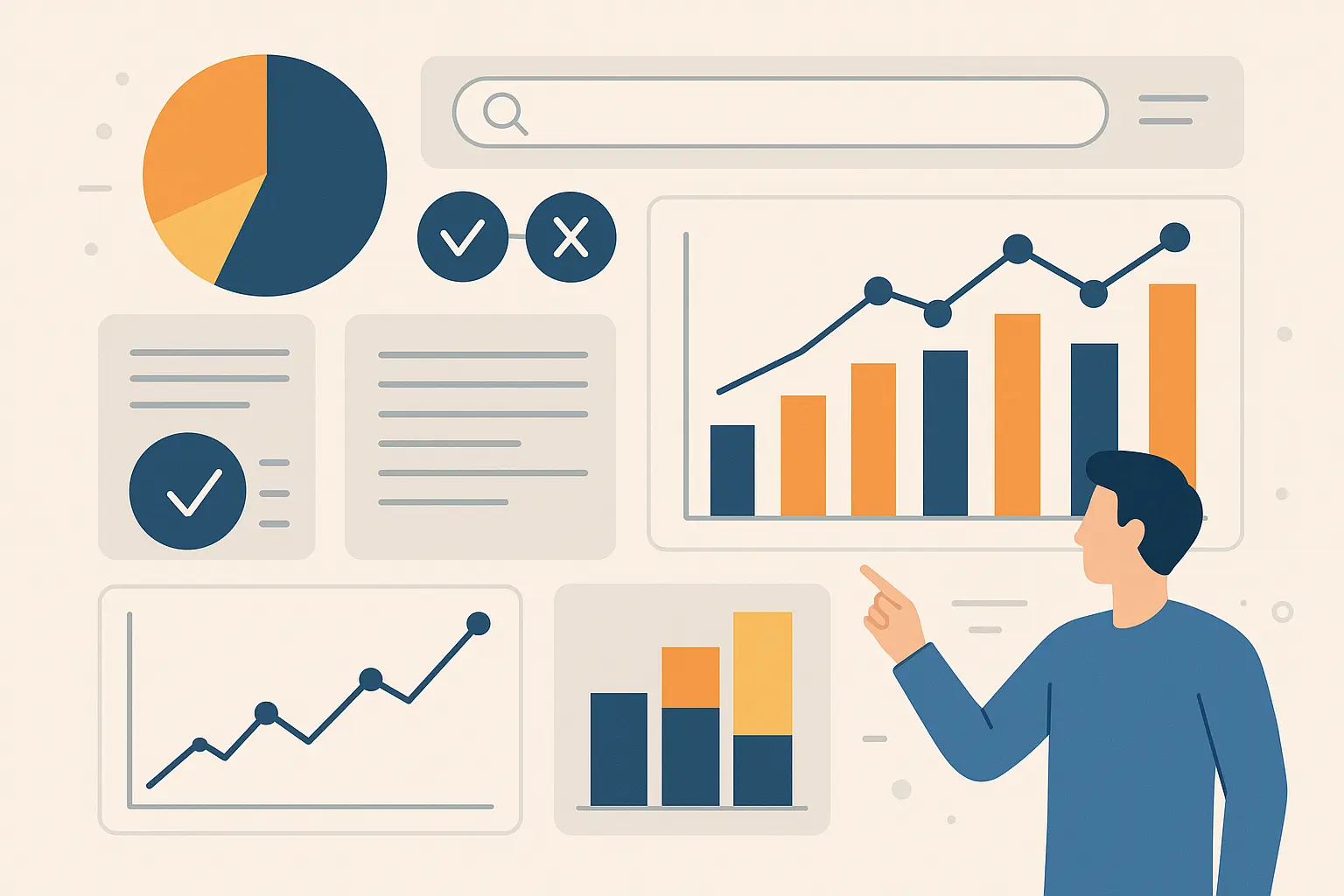 Data analysis charts showing salary calculation results