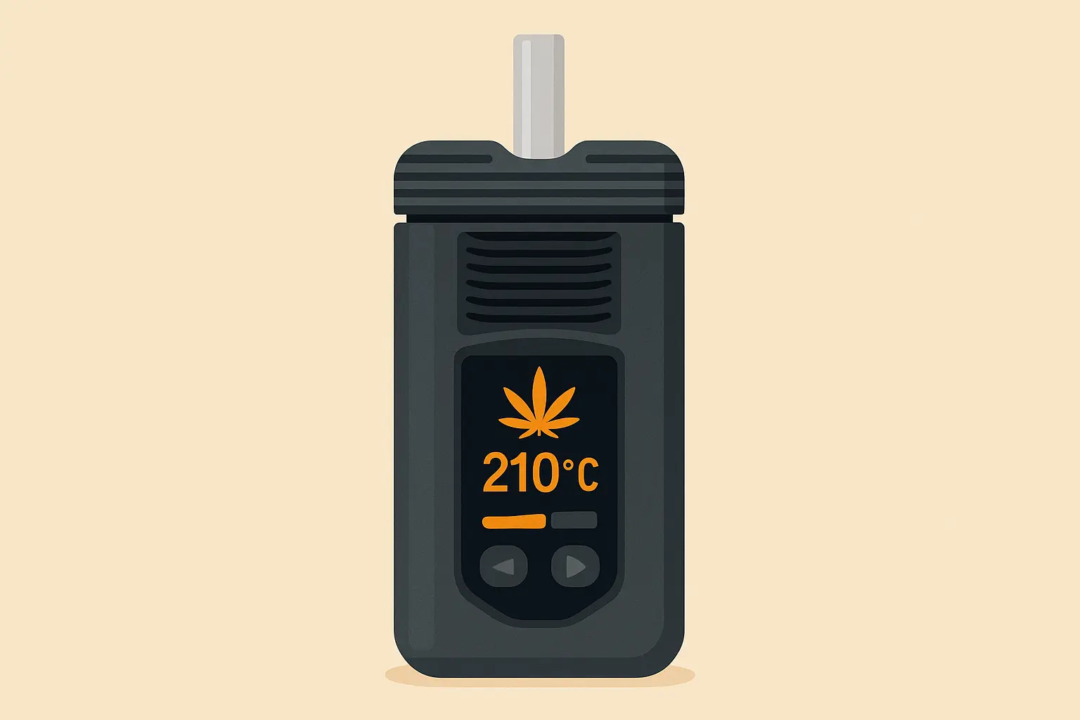 Vaping temperature control device