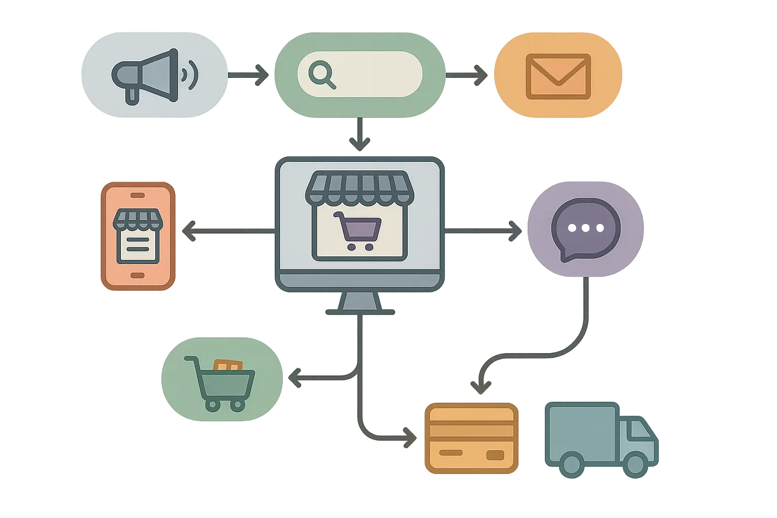 Consumer packaged goods marketing mix model showing TV versus digital channel effectiveness