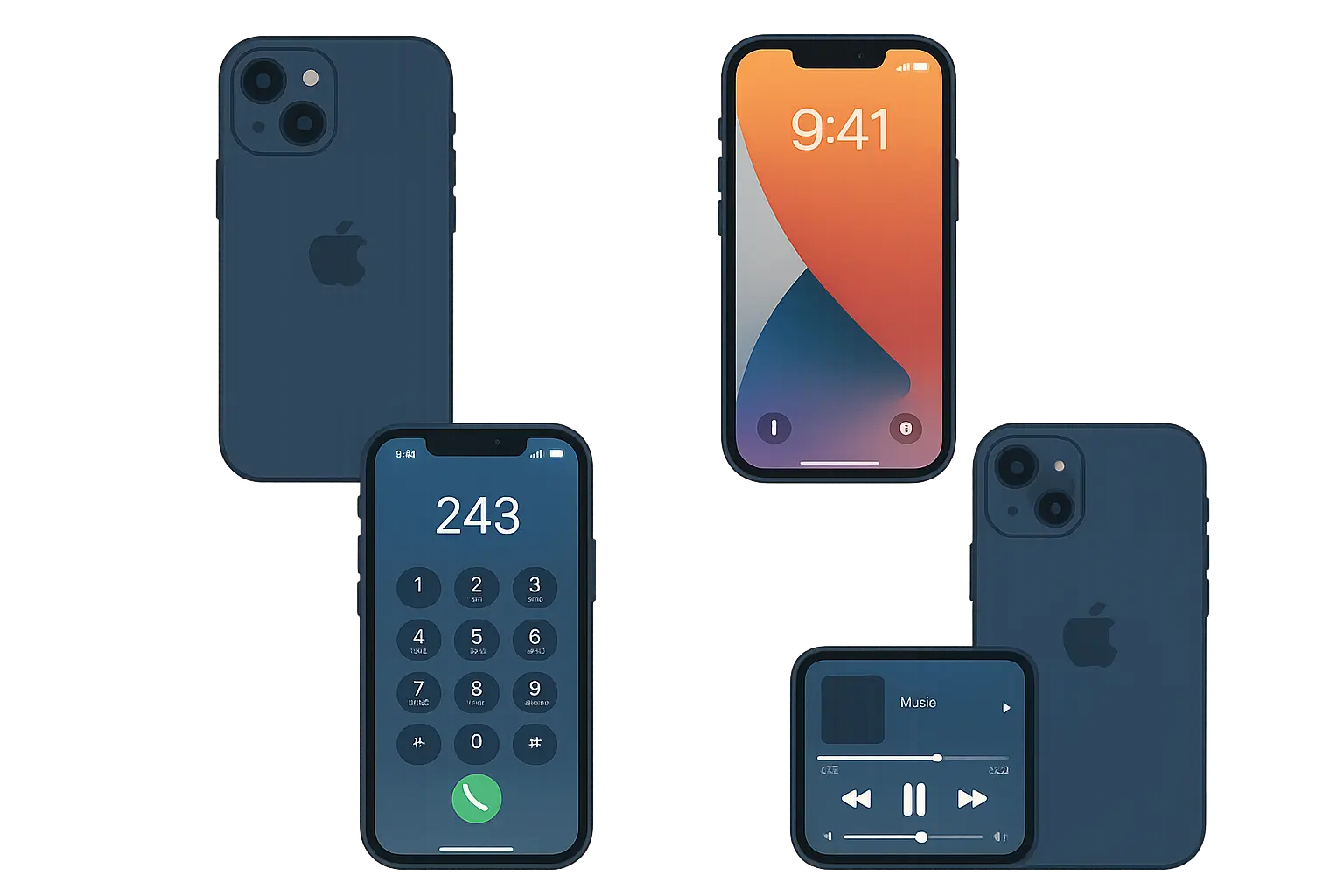 iPhone 15 running iOS 26 basic features and interface