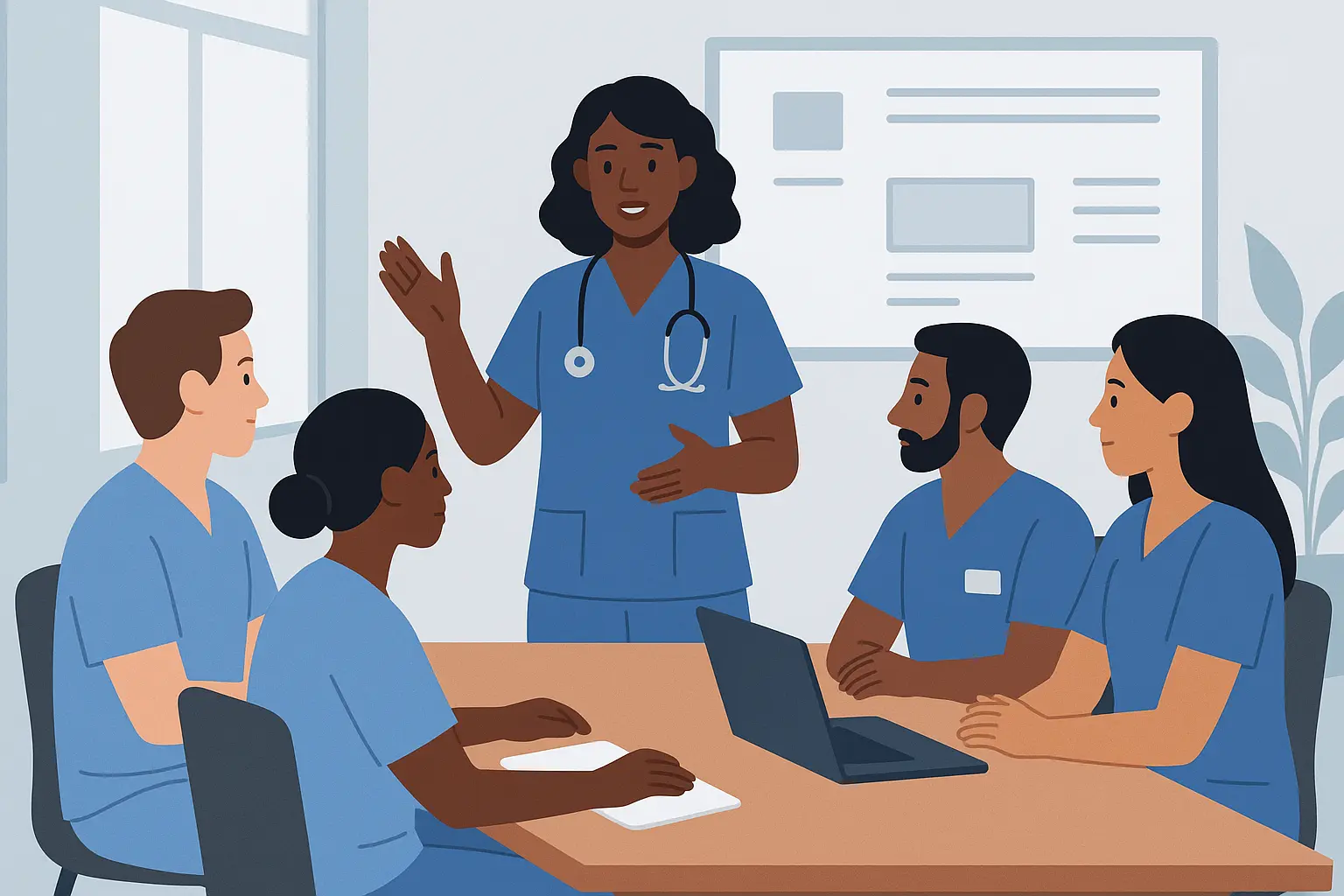 Nursing management and leadership roles