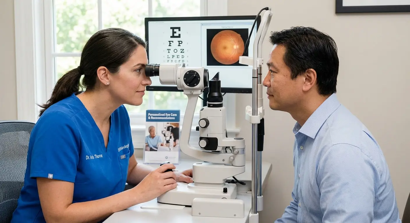 Medical eye examination equipment