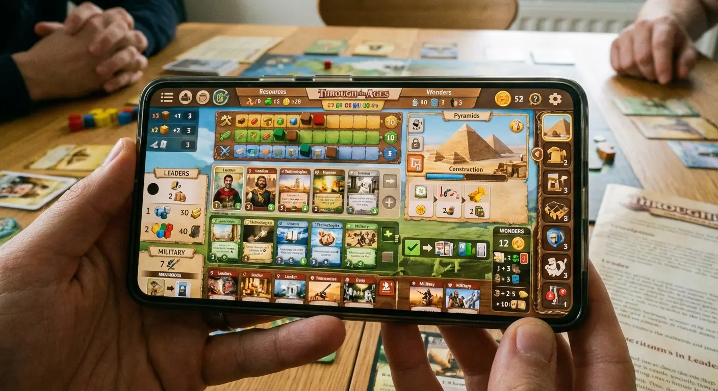 Through the Ages board game app gameplay