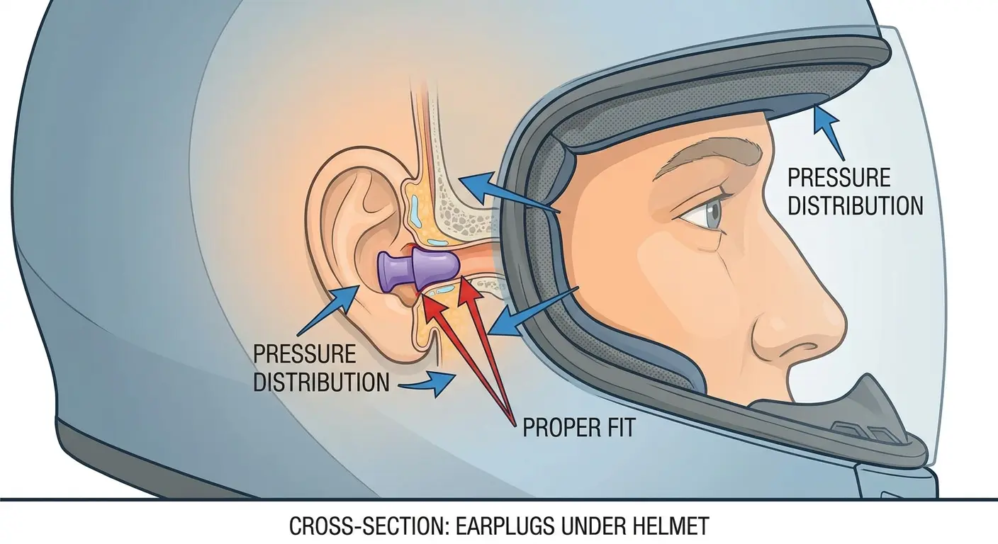 NoNoise Motorsport earplugs low profile design