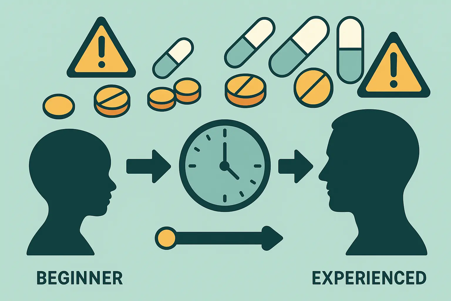 Cannabis dosing guidelines by experience level