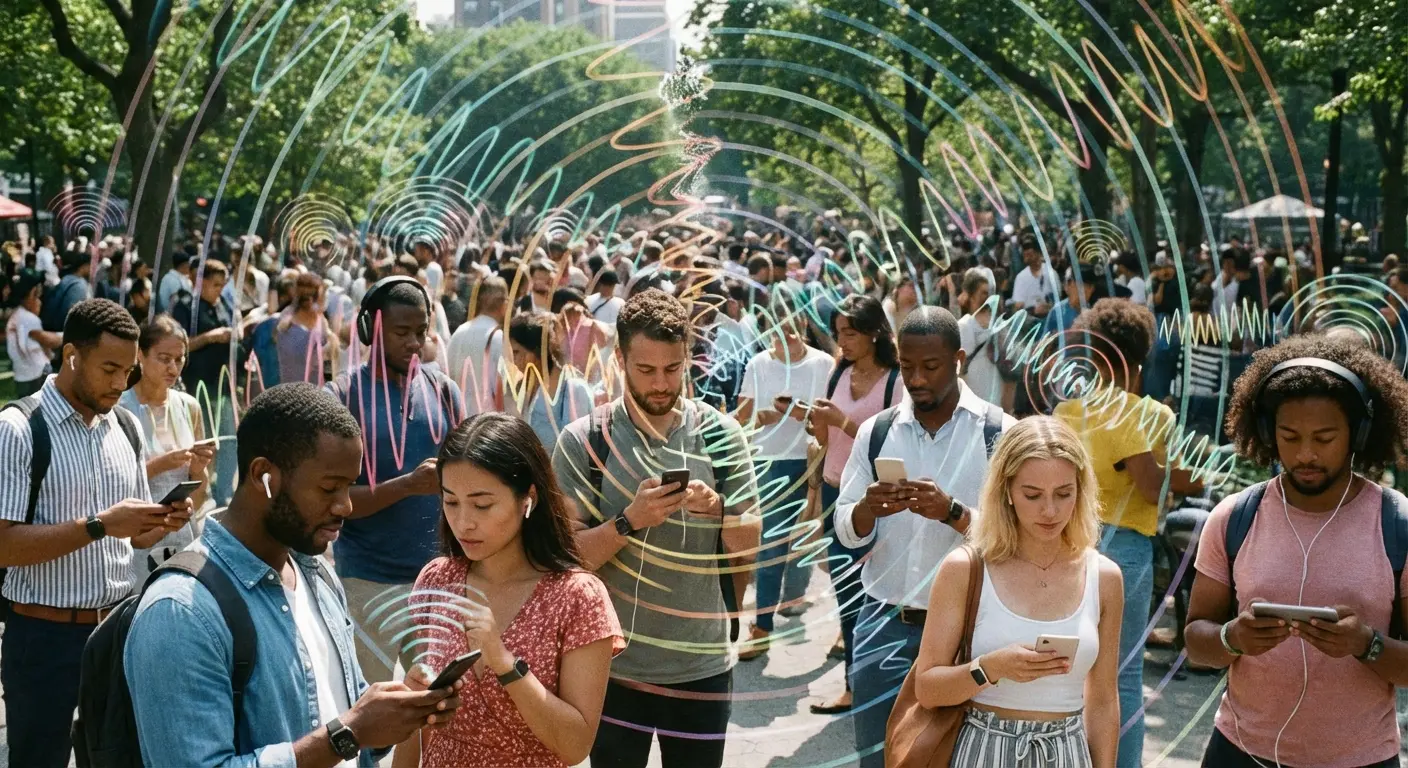 Bluetooth interference diagram showing frequency conflicts