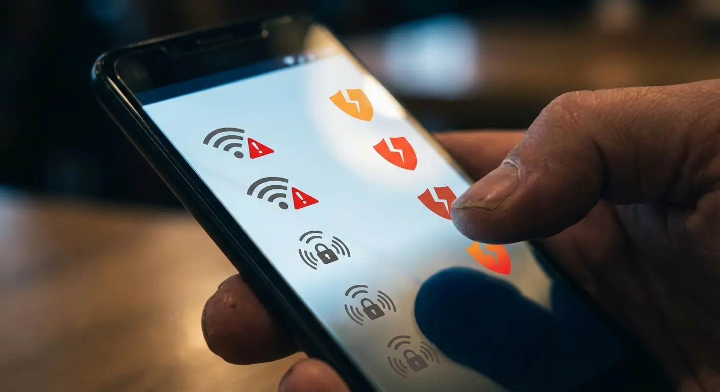 Public WiFi security risks on Android