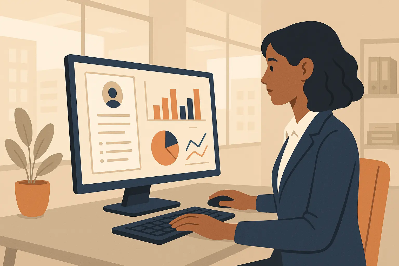 ATS resume screening process visualization
