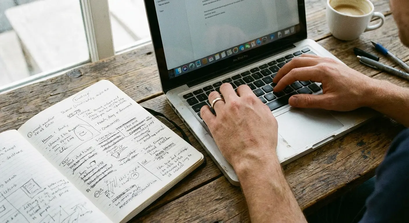 Turning a quote into a specific story about his character