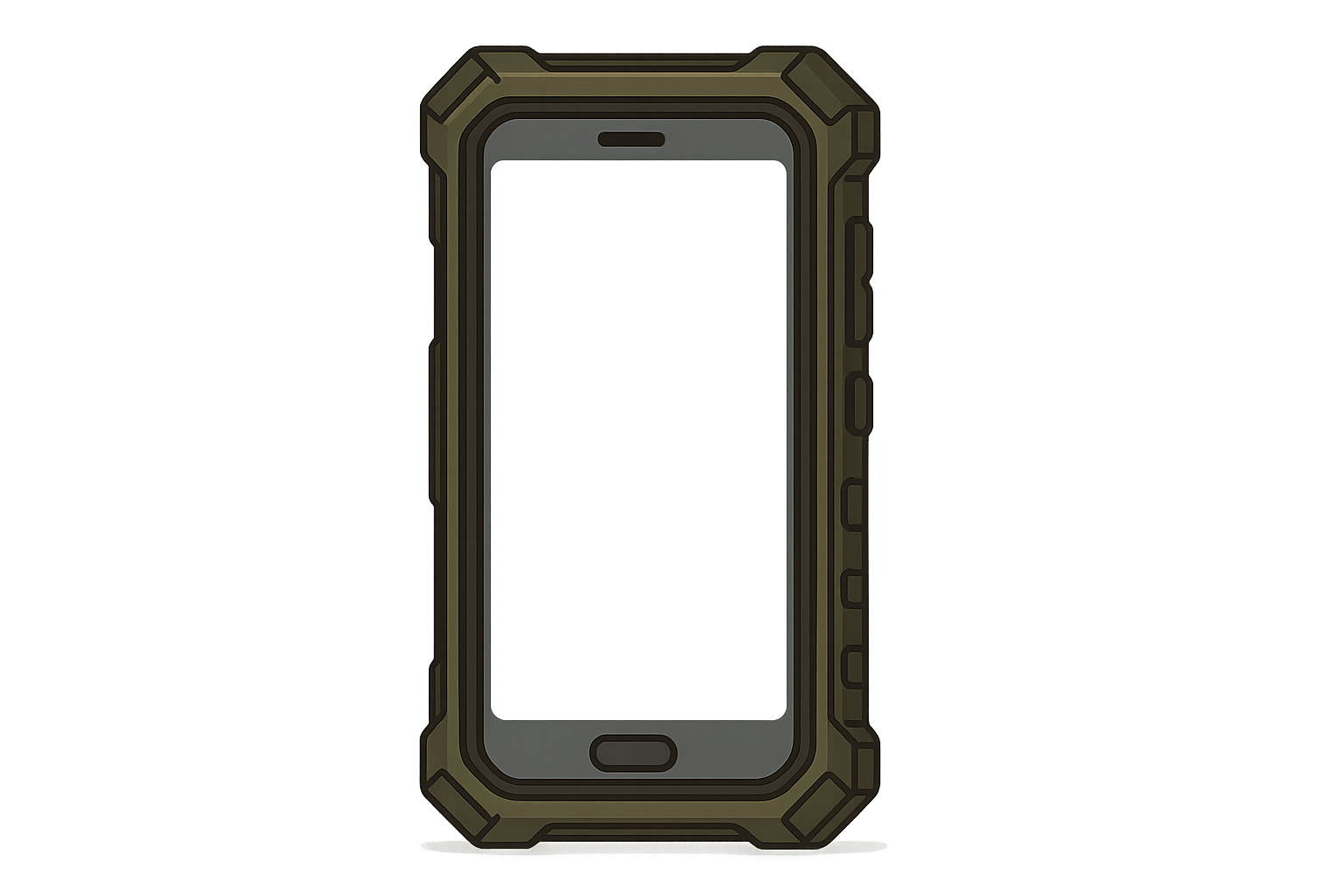 Premium phone case protecting device display